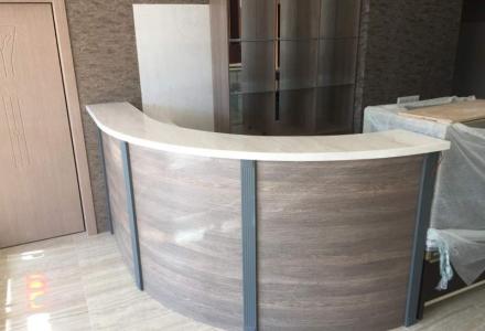 Барная стойка из акрилового камня Grandex M-701 Hazel Flow