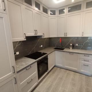 Столешница серая из искусственного камня