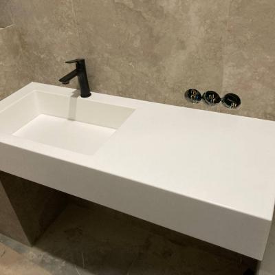 Акриловая столешница для ванной с раковиной Grandex P104
