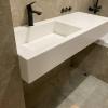 Акриловая столешница с интегрированной мойкой Grandex P104